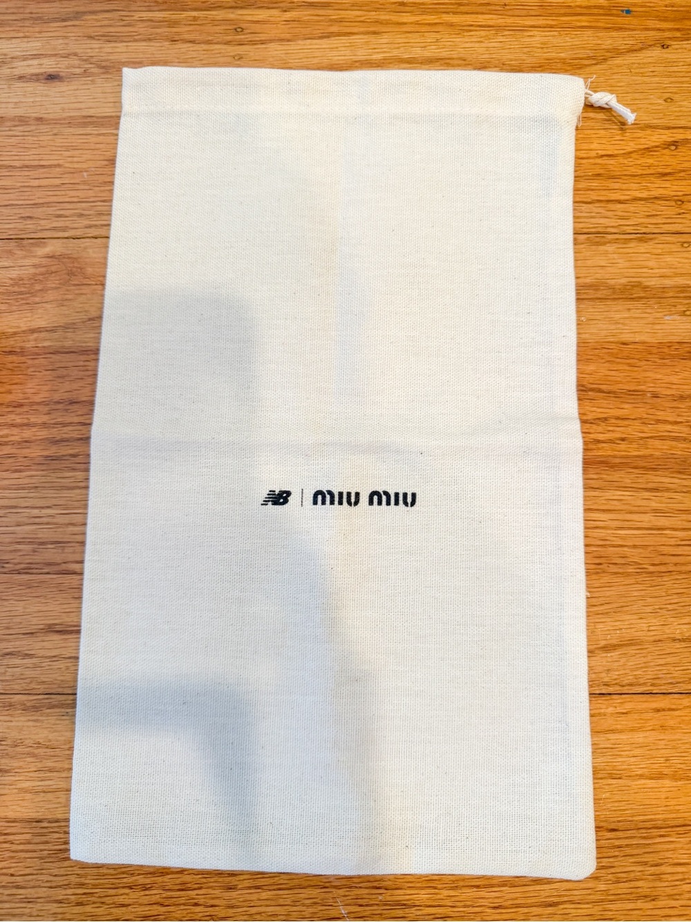 Miu Miu New Balance Collaboration Shoe Dust Bag